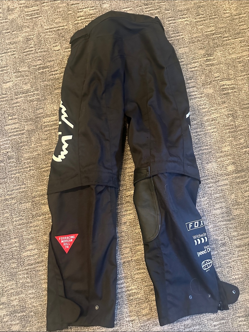 🏁 Fox Racing Morgan Hill  "Switch" Convertible Moto Pants - Picture 7 of 8